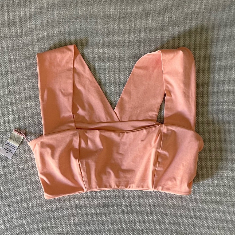 L space Parker bikini top in tangy